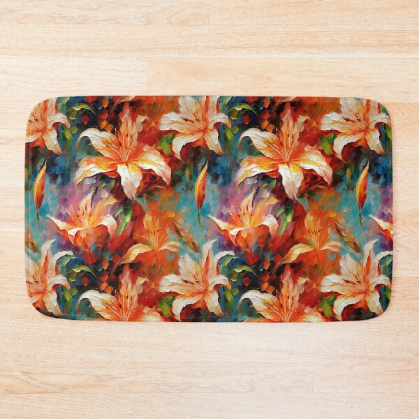 Item preview, Lily Tile 19: Trumpets of Purity in Pastel Dreams, Dew Kissed by Fragrance designed and sold by TheBrainArt.