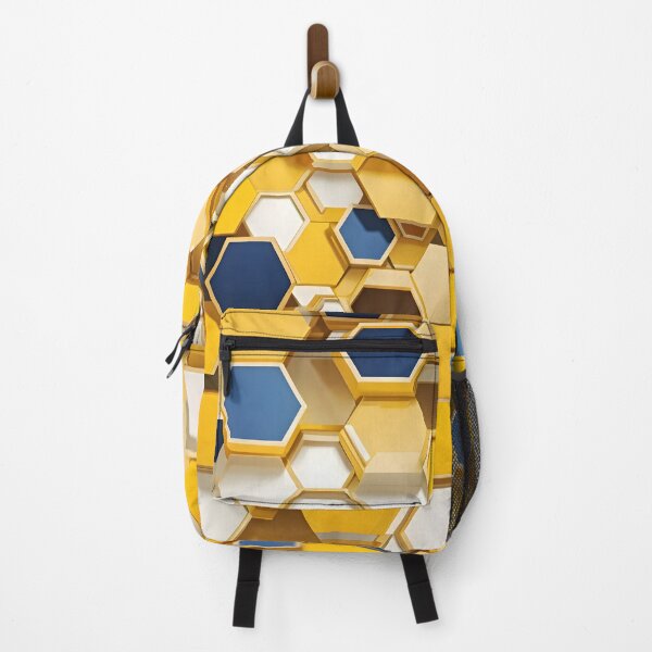Item preview, A group of yellow and blue hexagons designed and sold by johndesign88.