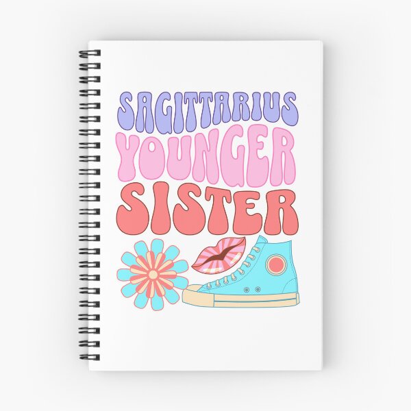 Item preview, Sagittarius younger sister in retro pastel colours designed and sold by Britishdelights.