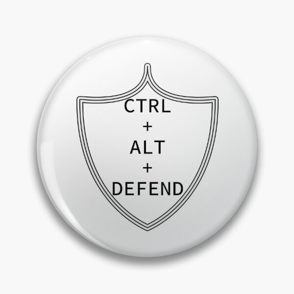 Item preview, Ctrl+Alt+Defend (black) designed and sold by McNerdic.