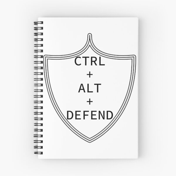 Item preview, Ctrl+Alt+Defend (black) designed and sold by McNerdic.