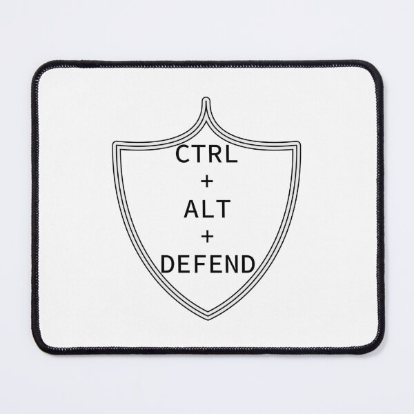 Item preview, Ctrl+Alt+Defend (black) designed and sold by McNerdic.