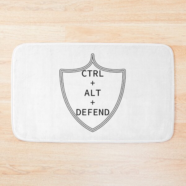 Item preview, Ctrl+Alt+Defend (black) designed and sold by McNerdic.