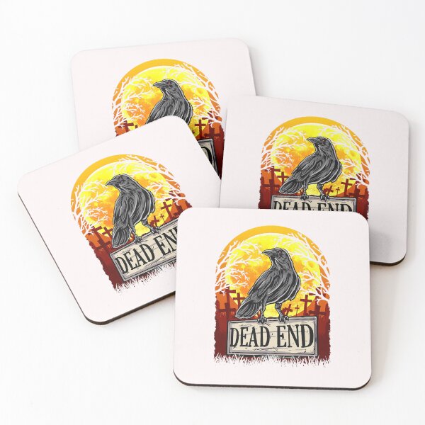 Item preview, Spooky Graveyard Crow "Dead End" Art designed and sold by Hudoges.