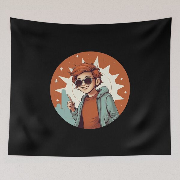Item preview, Stay Positive Redhead Boy designed and sold by CoolMantras.