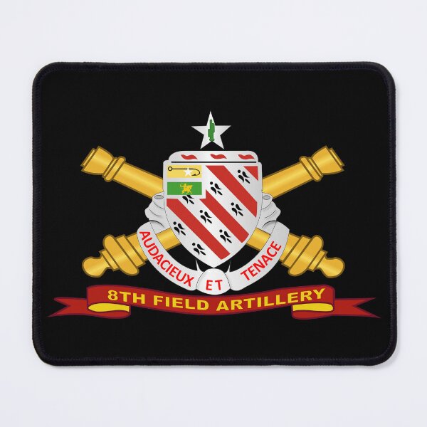 Item preview, Army - 8th Field Artillery w Br - Ribbon designed and sold by Military Insignia Products.