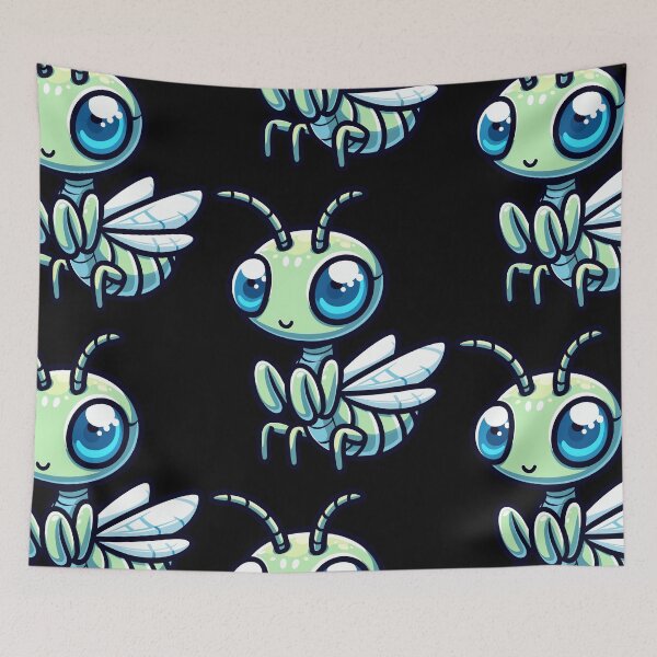 Item preview, Playful Mantis Cartoon designed and sold by ArtfulWeave.