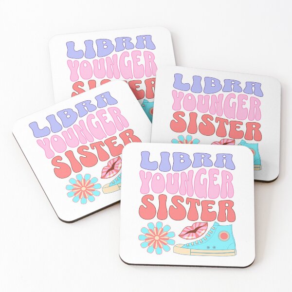 Item preview, Libra younger sister in retro pastel colours designed and sold by BritishDelights.