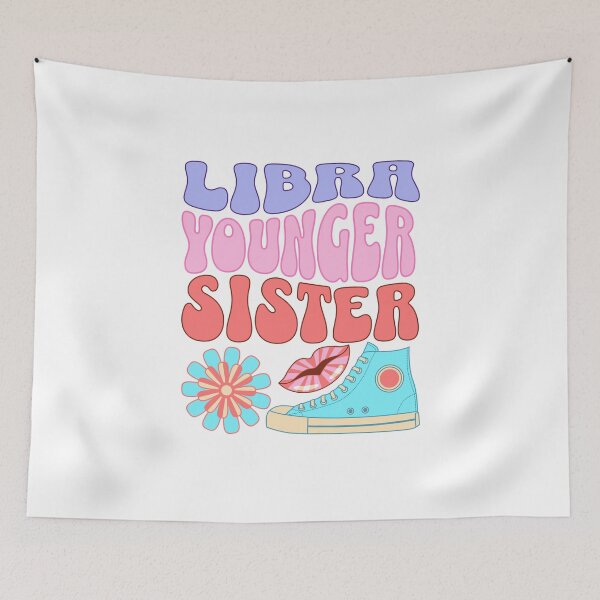 Item preview, Libra younger sister in retro pastel colours designed and sold by BritishDelights.