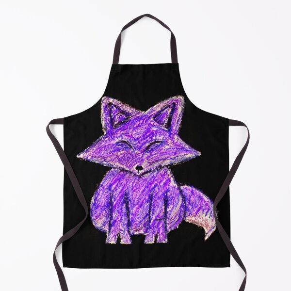 Aperçu de l'œuvre Dessin au crayon d'un renard violet - dePace' créée et vendue par mrpropcake.