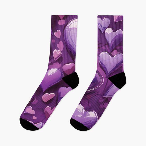 Item preview, A group of purple hearts designed and sold by johndesign88.