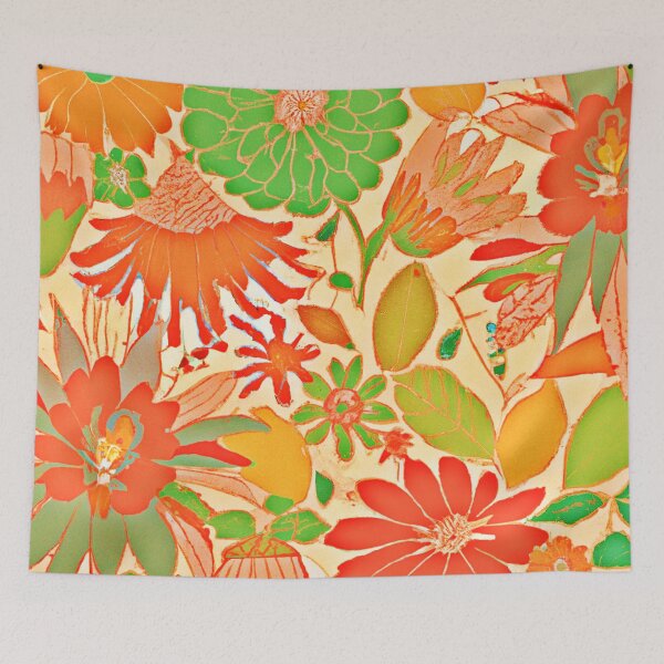 Item preview, Vibrant Blossom Elegance Pattern designed and sold by Health And Fitness Posts e-Store.