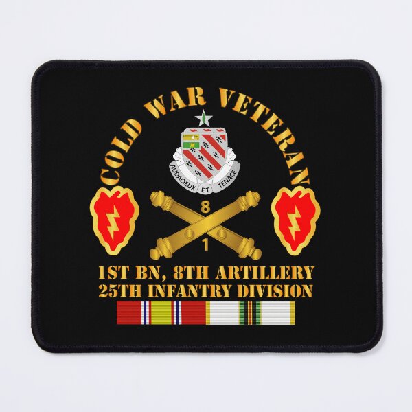 Item preview, Army - Cold War Vet w 1st Bn 8th Artillery - 25th ID w COLD SVC designed and sold by Military Insignia Products.