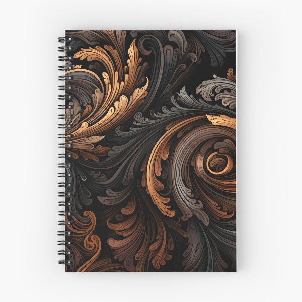 Item preview, toffee color swirling abstract decorative print designed and sold by dcrc.