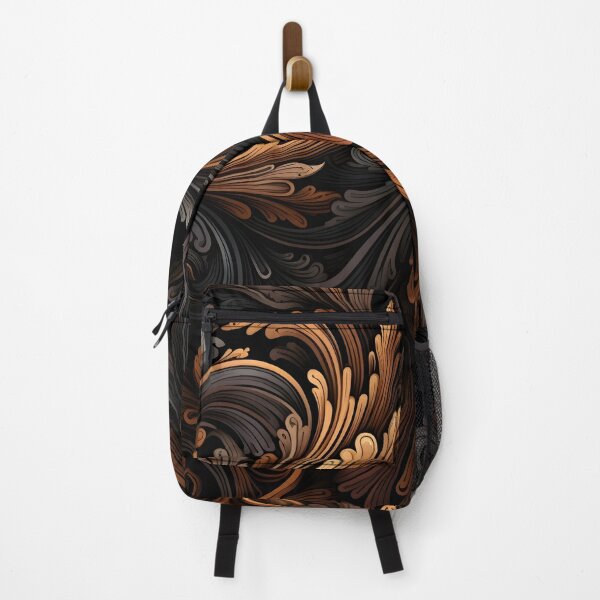 Item preview, toffee color swirling abstract decorative print designed and sold by dcrc.