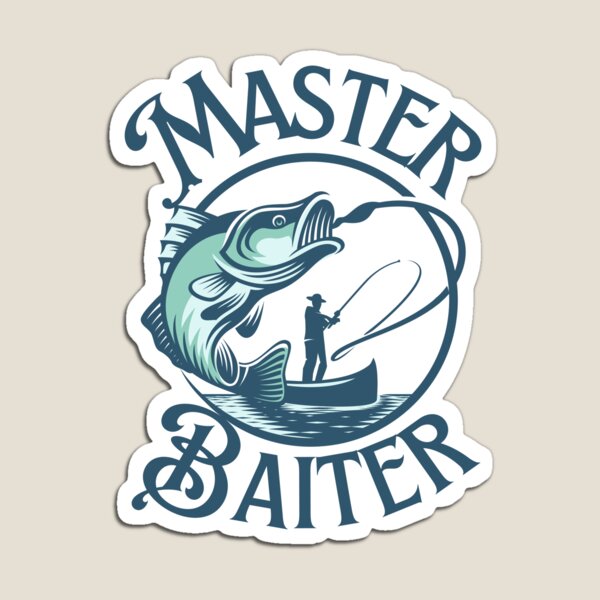 Item preview, master baiter funny fishing design designed and sold by Alyn8.