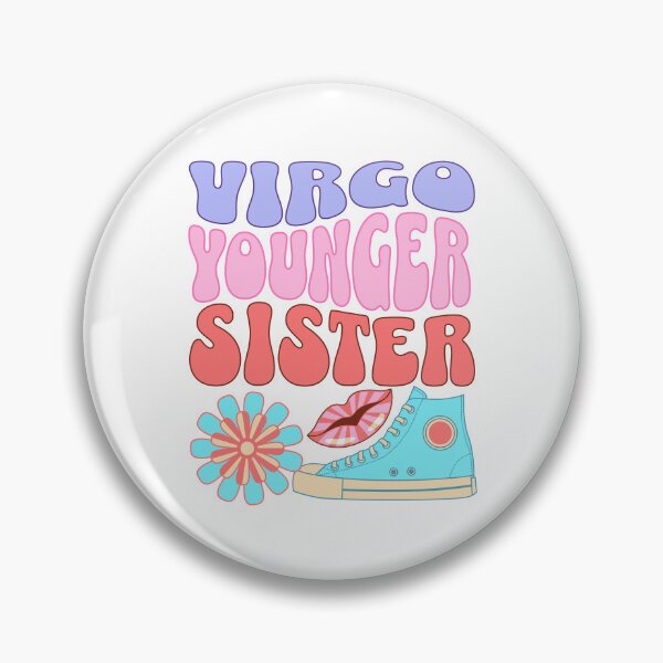Item preview, Virgo younger sister in retro pastel colours designed and sold by BritishDelights.
