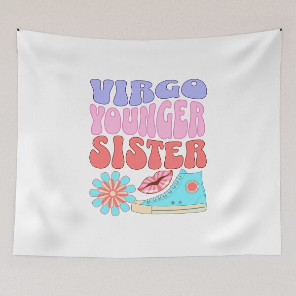 Item preview, Virgo younger sister in retro pastel colours designed and sold by BritishDelights.