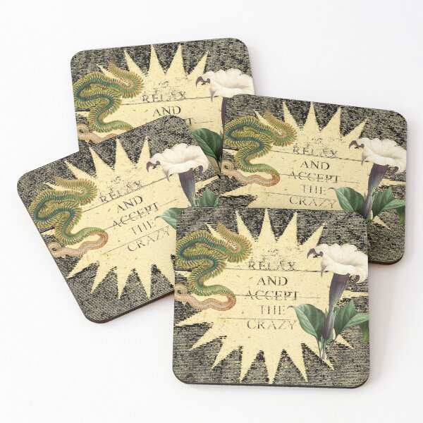 Item preview, RELAX AND ACCEPT THE CRAZY designed and sold by Dagagi.