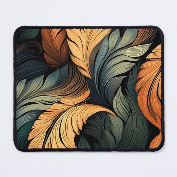 Item preview, toffee color swirling abstract decorative print designed and sold by dcrc.