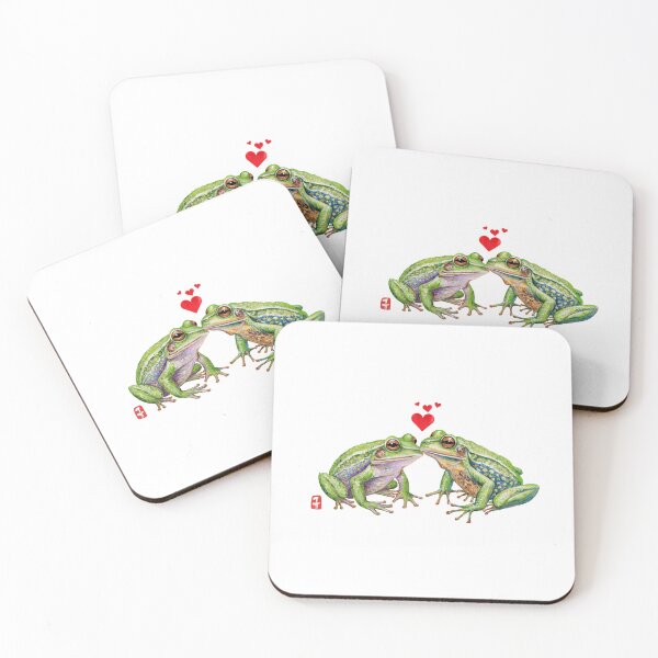 Item preview,  Frog Couple Art designed and sold by Roy & Tiffany.