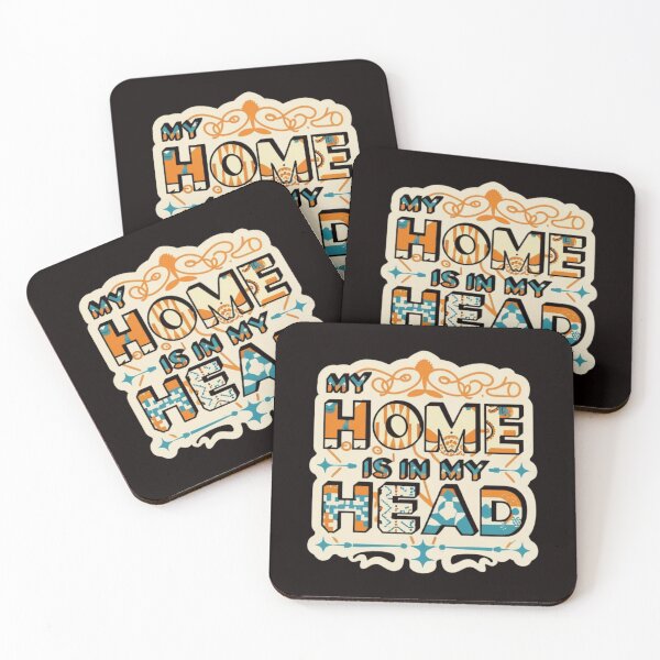 Item preview, MY HOME IS IN MY HEAD designed and sold by aipaint.