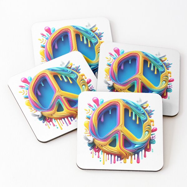 Item preview, Acidulous Peace - Colorful Harmony designed and sold by PlanetTshirtArt.