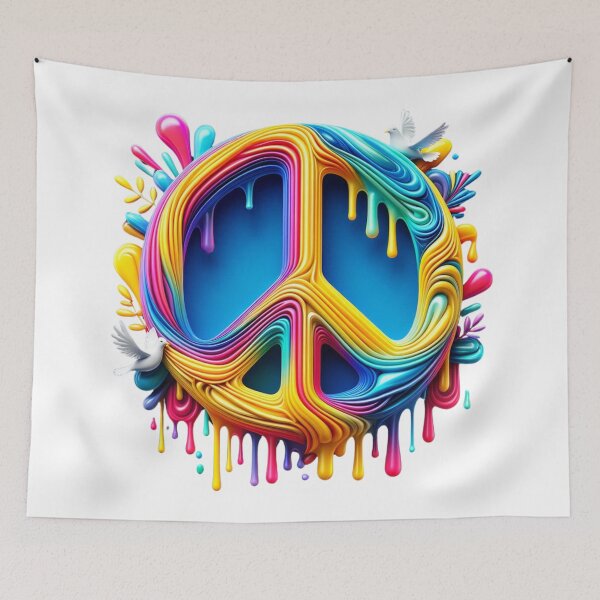 Item preview, Acidulous Peace - Colorful Harmony designed and sold by PlanetTshirtArt.