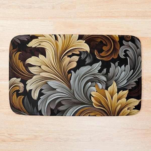 Item preview, toffee color swirling abstract decorative print designed and sold by dcrc.