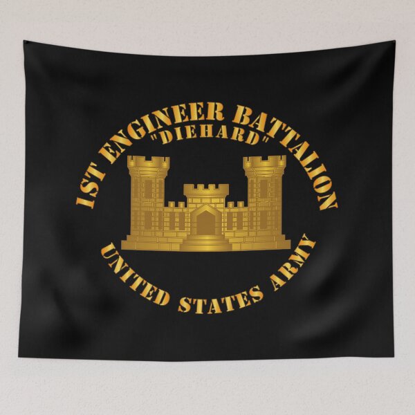 Item preview, Army - 1st Engineer Battalion - US Army designed and sold by Military Insignia Products.