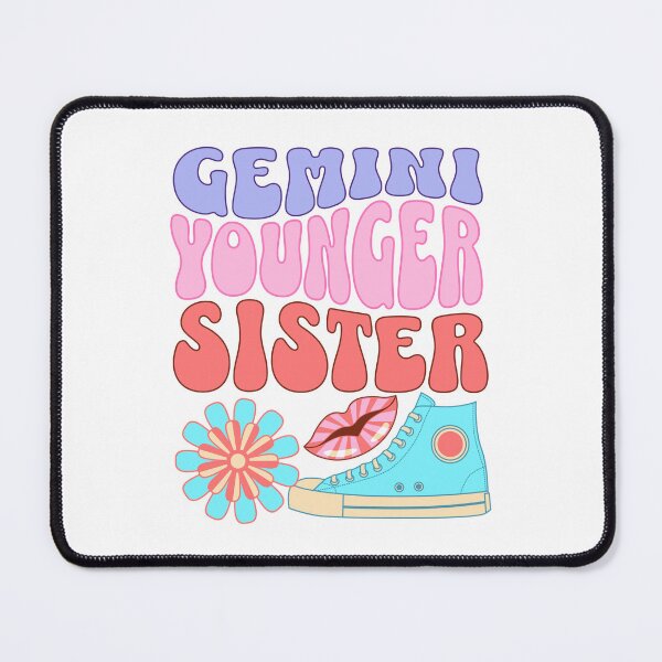 Item preview, Gemini younger sister in retro pastel colours designed and sold by BritishDelights.