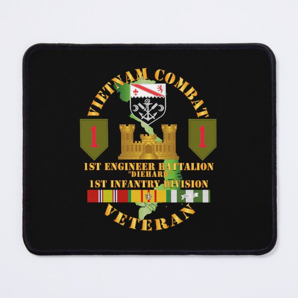 Item preview, Army - Vietnam Combat Vet - 1st Engineer Bn - 1st Inf Div SSI designed and sold by Military Insignia Products.
