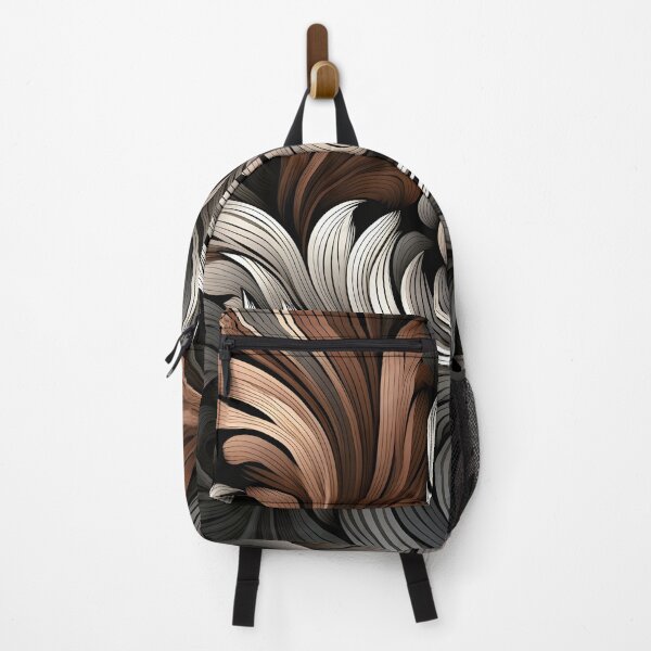 Item preview, toffee color swirling abstract decorative print designed and sold by dcrc.
