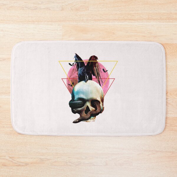 Item preview, Vaporwave Cosmic Crow & Serpent Skull designed and sold by Hudoges.