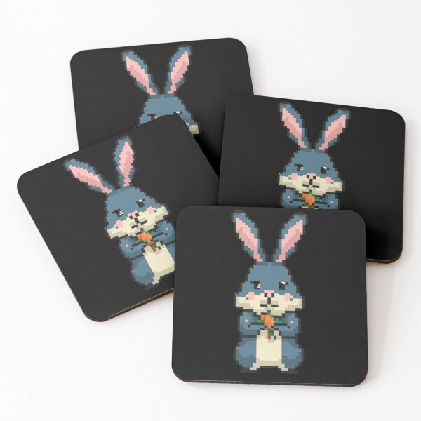 Item preview, Pixel Rabbit with carrot  designed and sold by HarriPaloma.