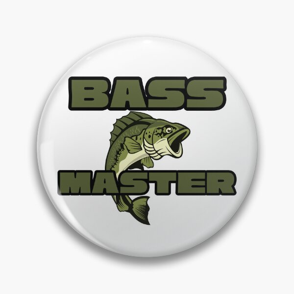 Item preview, bass master funny fishing design designed and sold by Alyn8.