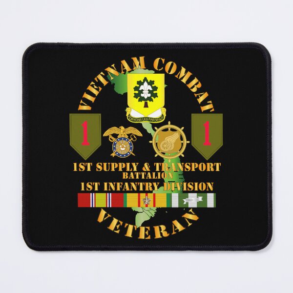 Item preview, Army - Vietnam Combat Vet - 1st Supply & Transport Bn - 1st Inf Div SSI designed and sold by Military Insignia Products.
