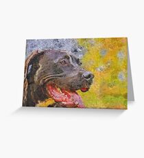 Pit Bull Greeting Card