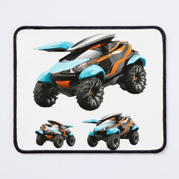 Item preview, ATV future all-terrain vehicle orange blue designed and sold by janjacbu.
