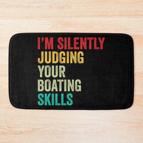 Item preview, Boating Lovers Gift, Funny I'm Silently Judging Your Boating Skills designed and sold by vzrnmichsudops.
