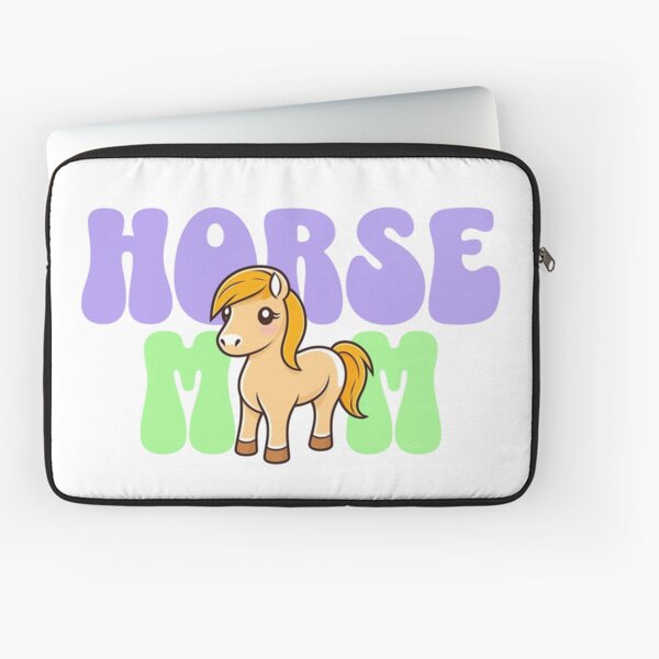 Aperçu de l'œuvre Horse Mom - Cheval mignon - Cheval de compagnie créée et vendue par BlueCoastPOD.
