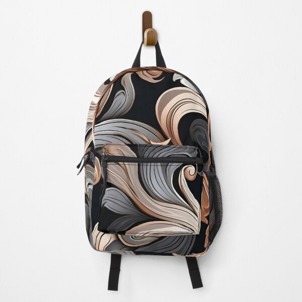 Item preview, toffee color swirling abstract decorative print designed and sold by dcrc.