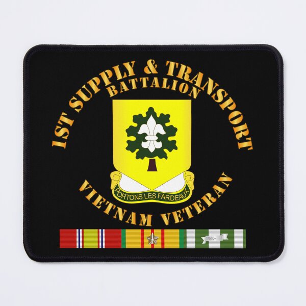 Item preview, Army - 1st Supply and Transport Battalion -  Vietnam Vet  w VN SVC designed and sold by Military Insignia Products.