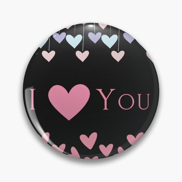Item preview, I love you, Hearts, Pink. pastele designed and sold by PrinceskiKinii.