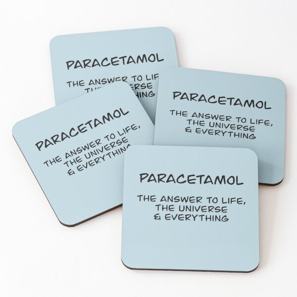 Item preview, Paracetamol: The Answer to Life, the Universe, and Everything designed and sold by Blacklinesw9.