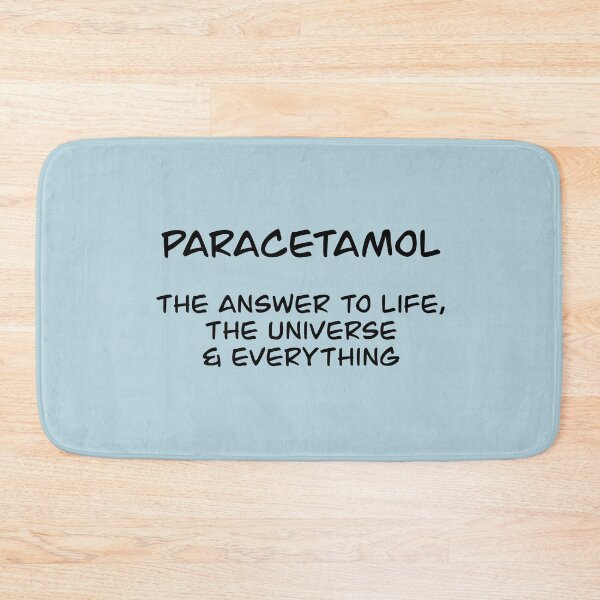 Item preview, Paracetamol: The Answer to Life, the Universe, and Everything designed and sold by Blacklinesw9.