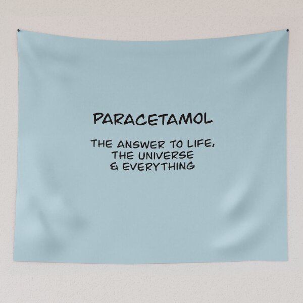 Item preview, Paracetamol: The Answer to Life, the Universe, and Everything designed and sold by Blacklinesw9.