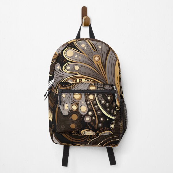 Item preview, toffee color swirling abstract decorative print designed and sold by dcrc.