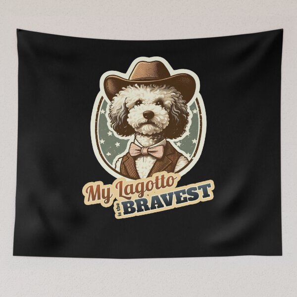 Item preview, Lagotto Cowboy designed and sold by ThisDress.