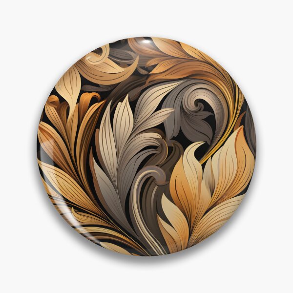Item preview, toffee color swirling abstract decorative print designed and sold by dcrc.